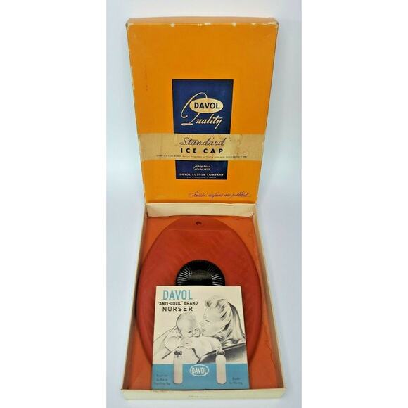 Ice Cap Bag Vintage Standard Size By Davol Rubber Co. Rhode Island Box New U135 - Picture 5 of 6